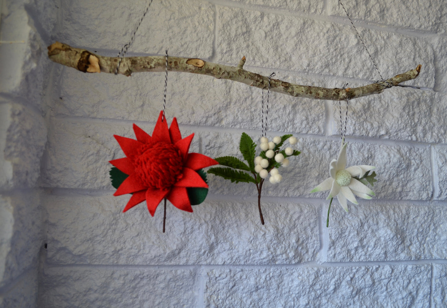 Flannel Flower Ornament