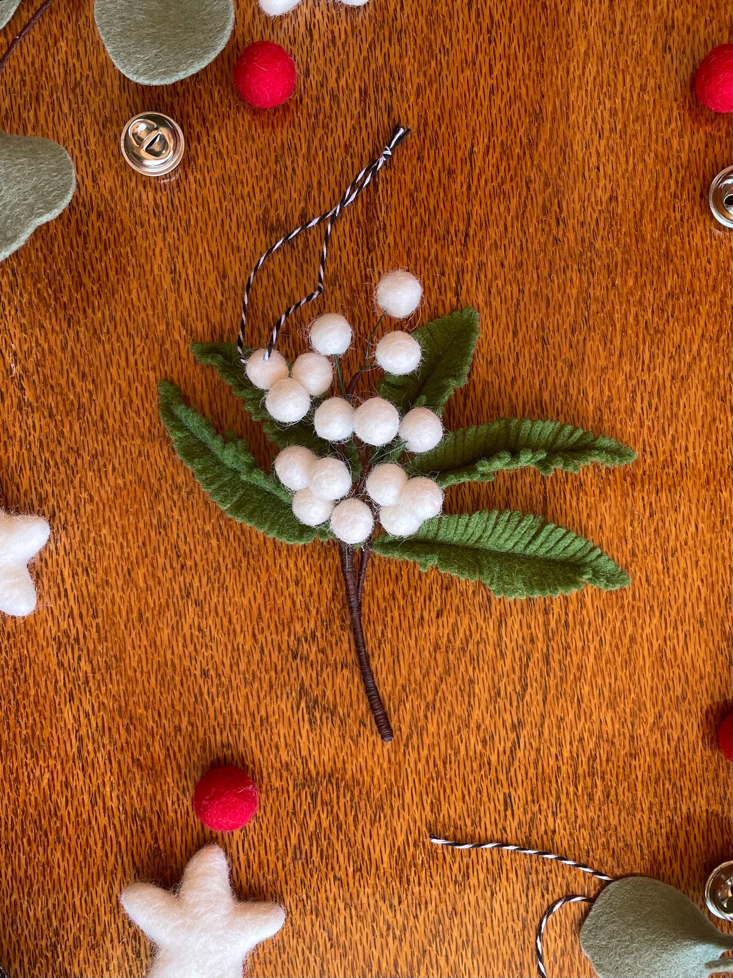 White Wattle Ornament