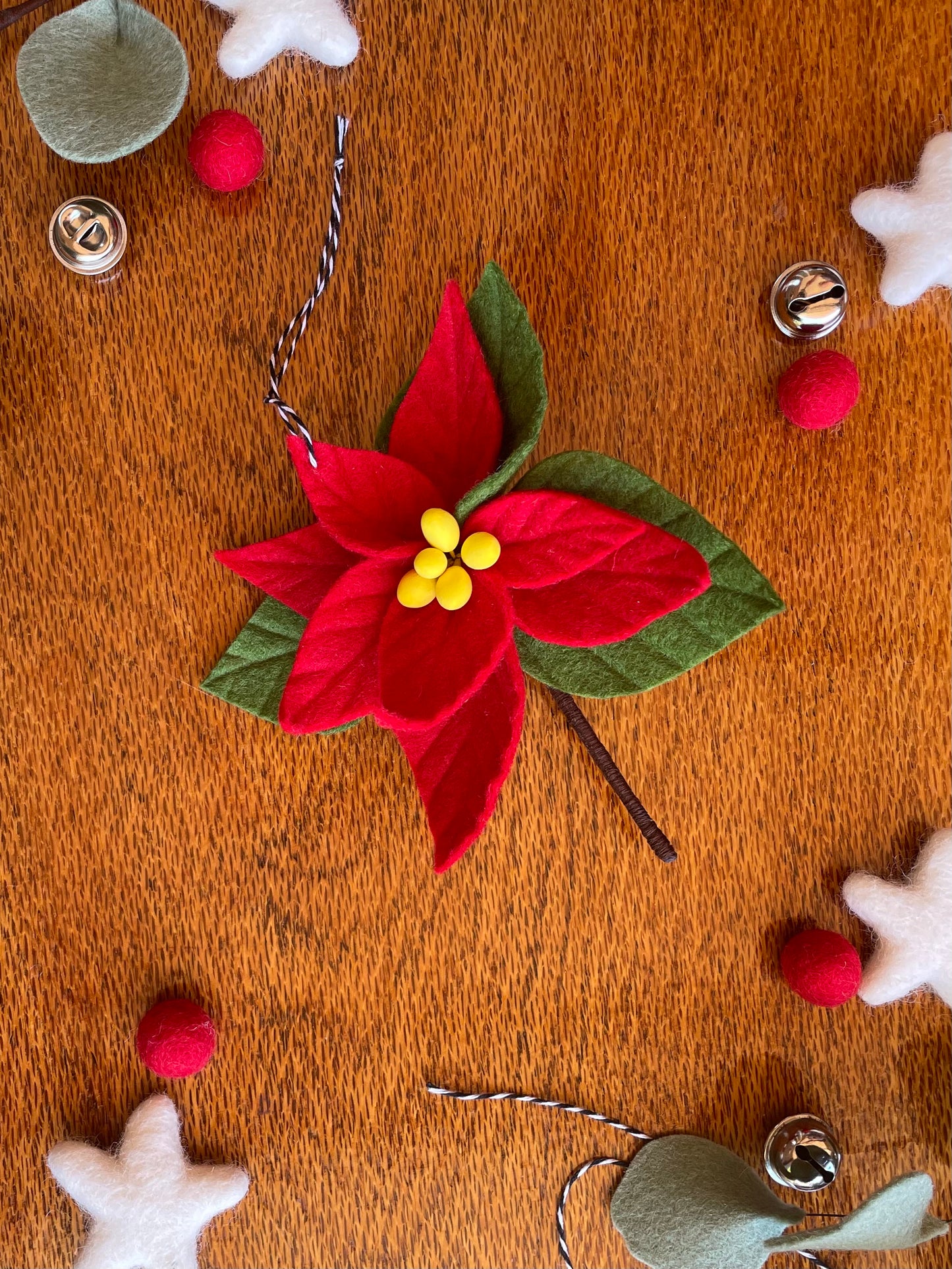 Poinsettia Ornament
