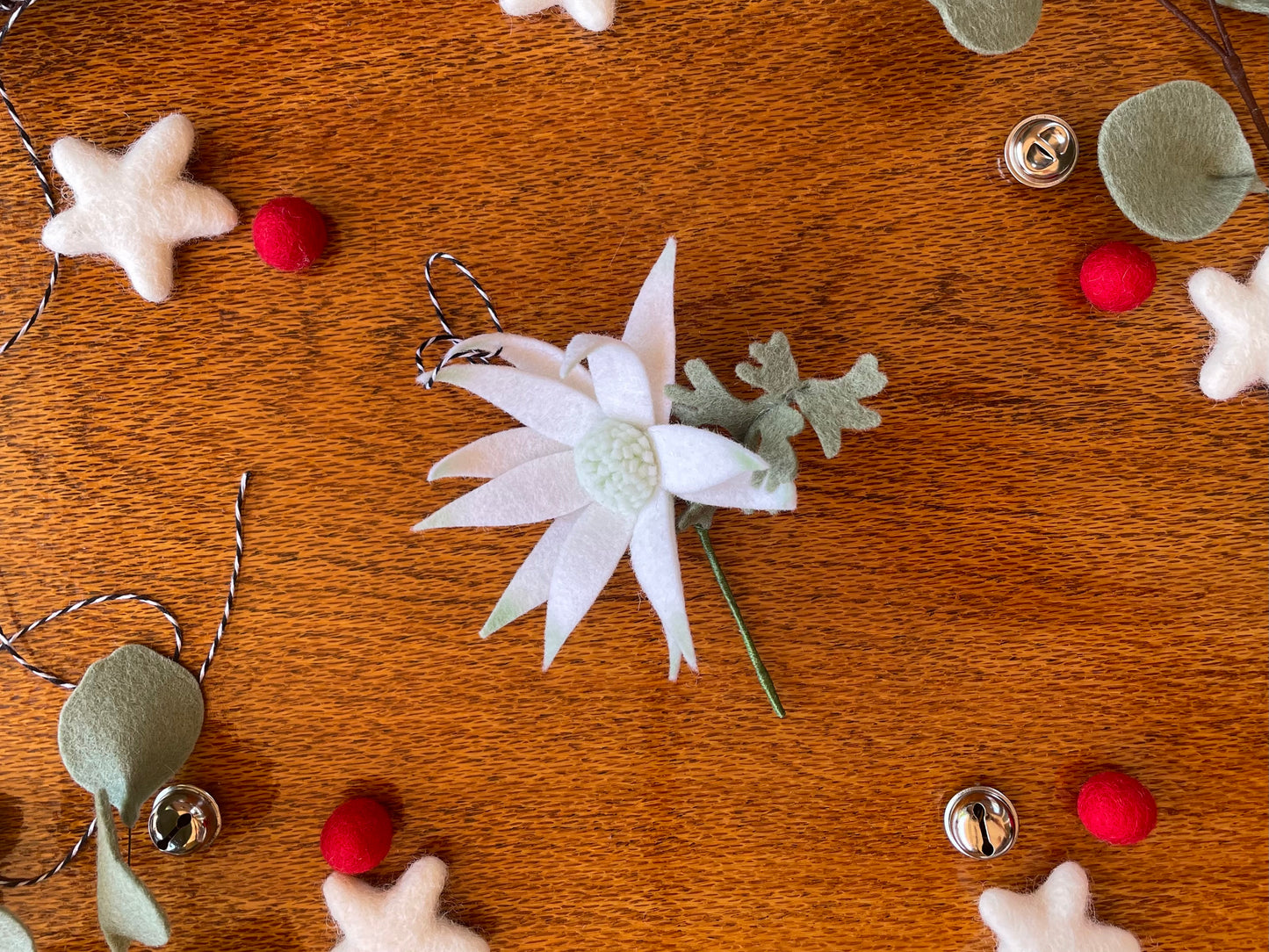 Flannel Flower Ornament