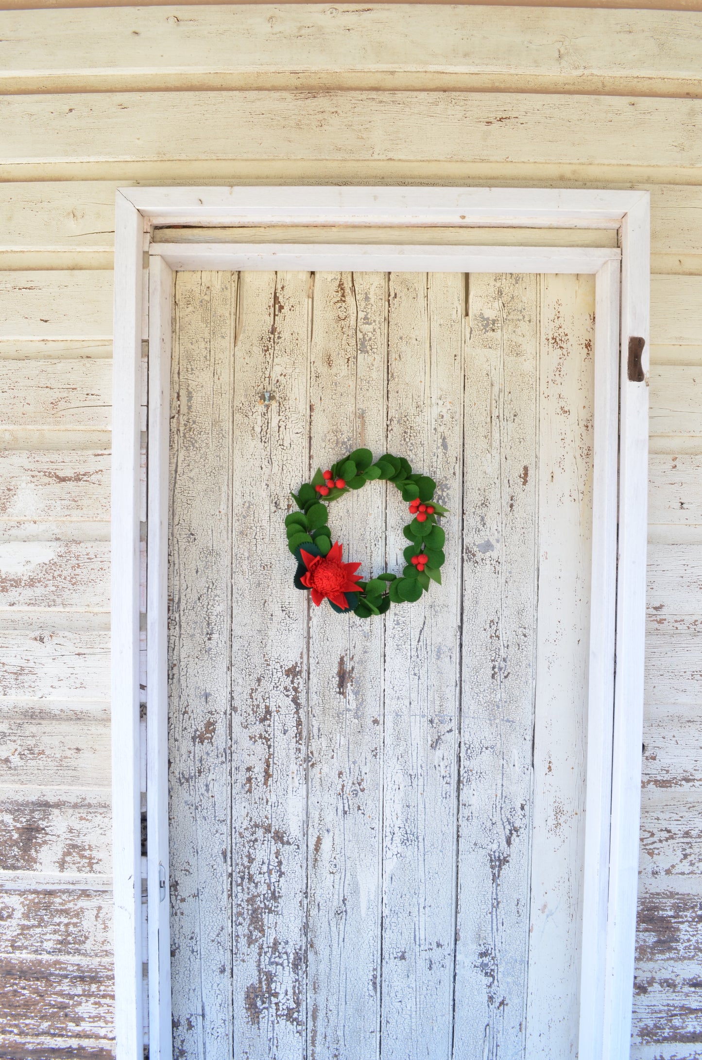 Waratah and Berry Wreath