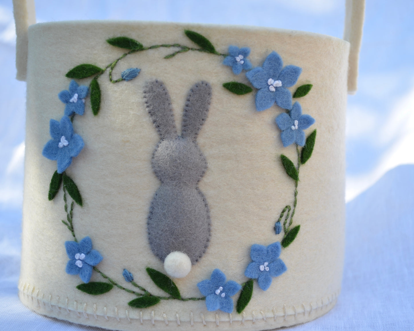 Bunny Easter Basket - Bluebells