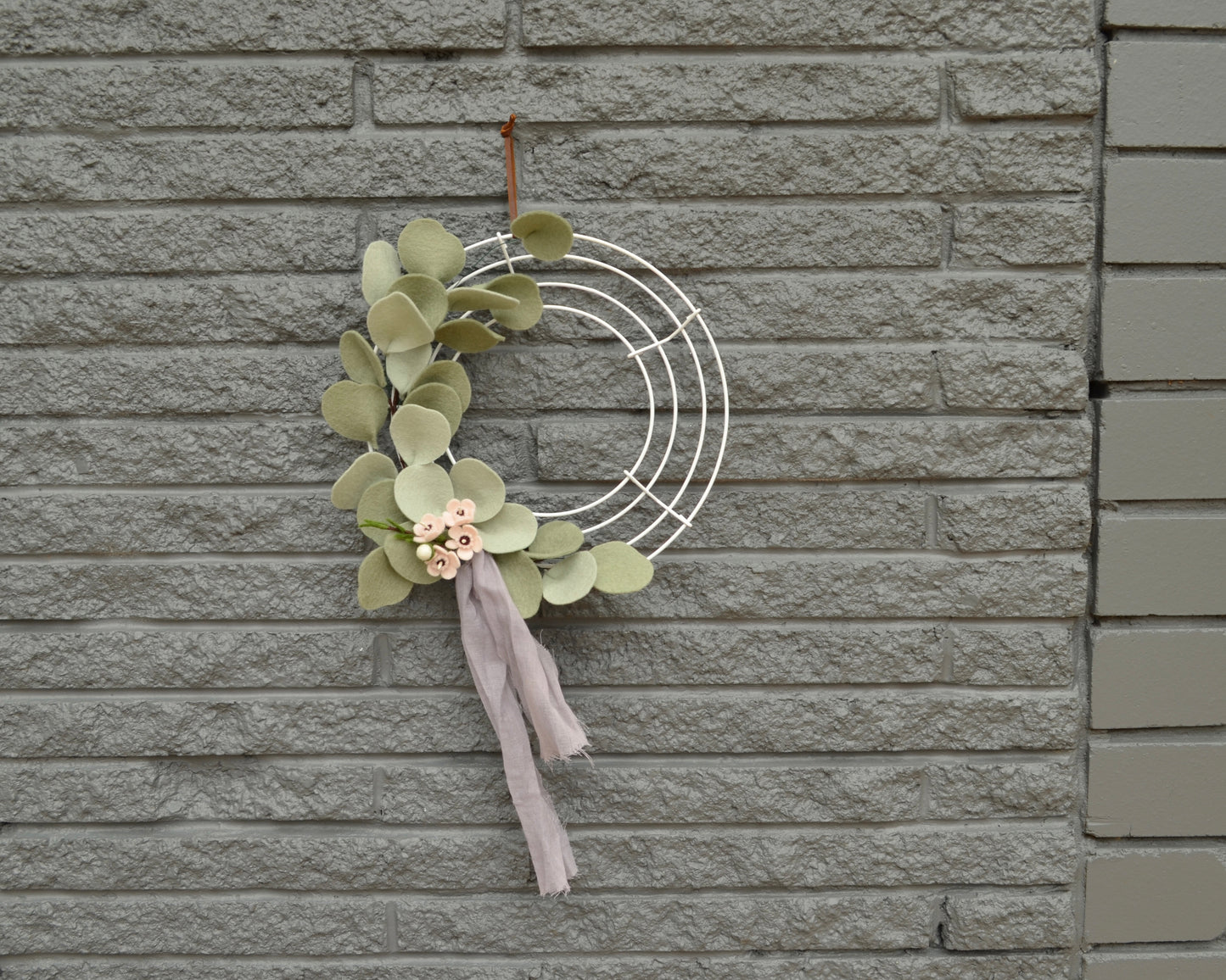 Eucalyptus + Wax Flower Wreath