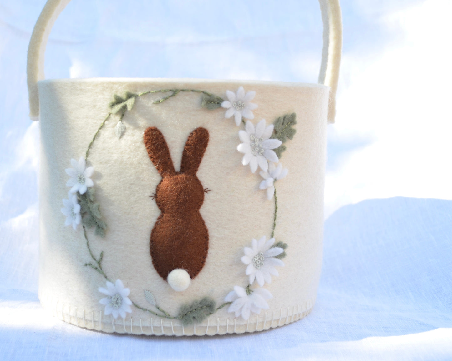 Bunny Easter Basket - Flannel Flower