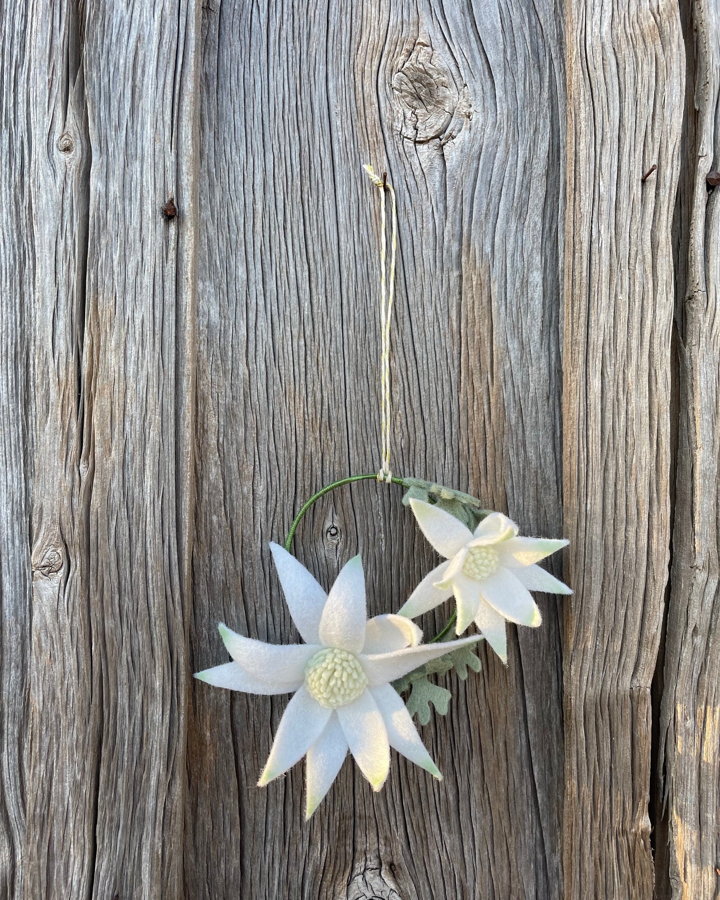 Flannel Flower Ornament