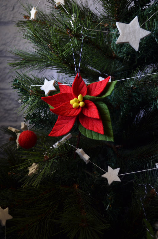 Poinsettia Ornament