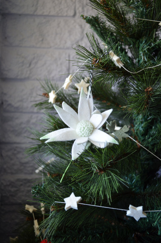 Flannel Flower Ornament