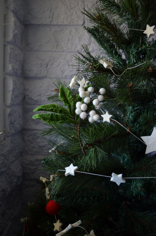 White Wattle Ornament